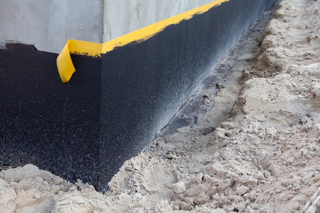 Waterproof waterproofing of the house foundation